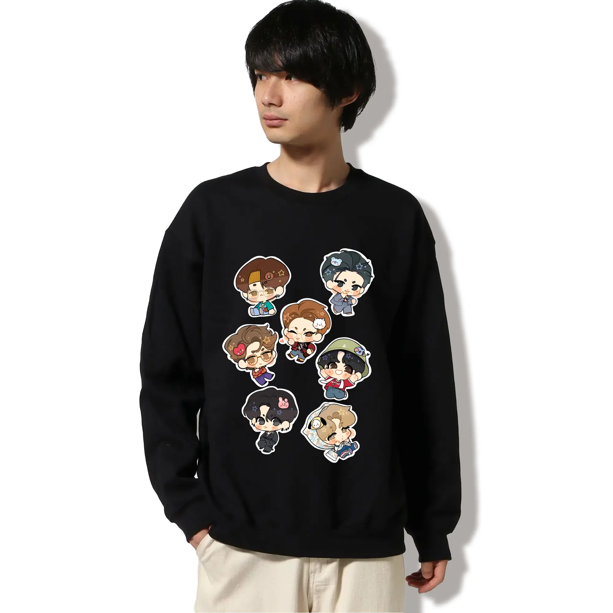 バンタン Qバージョン カートゥーン韓流ファッション