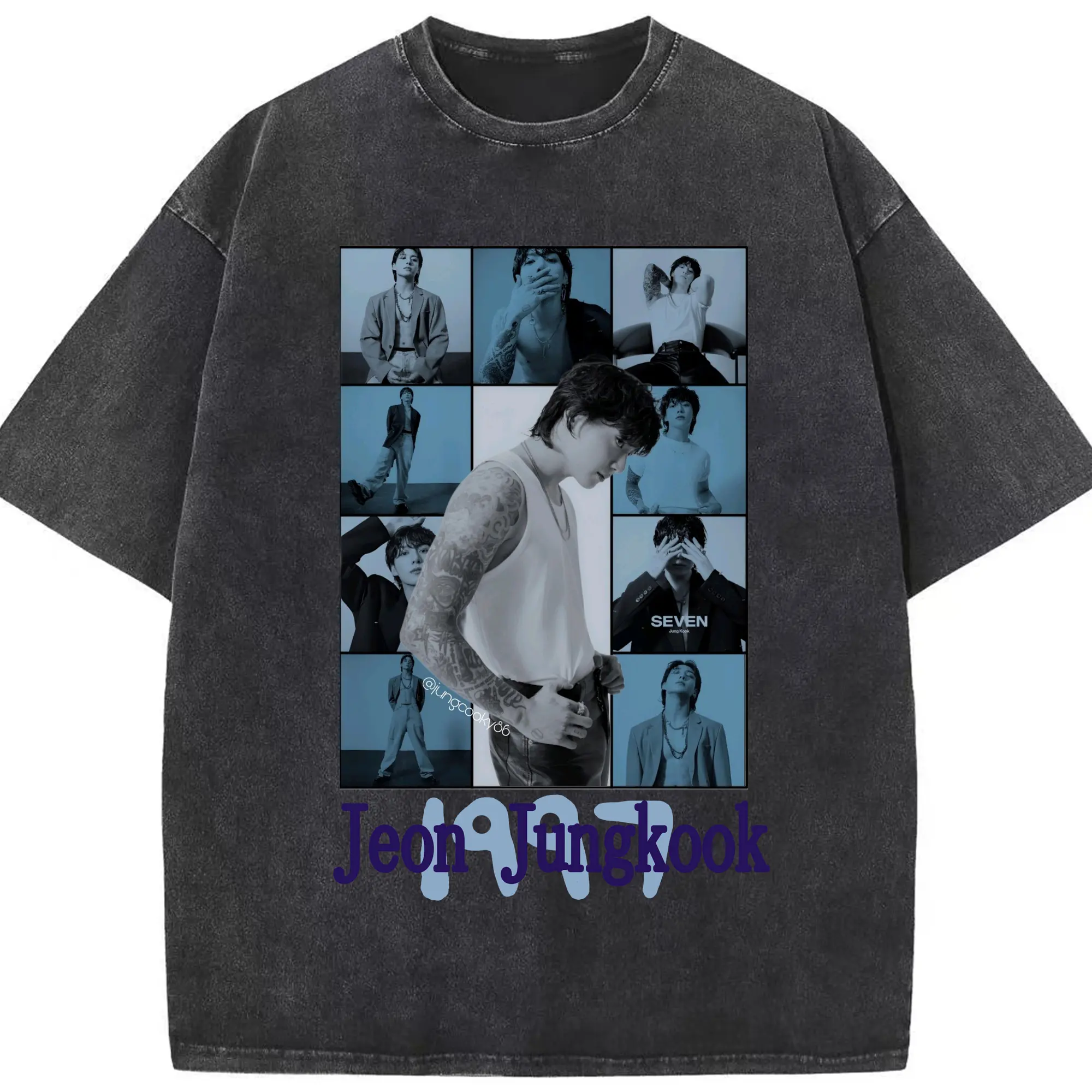 BTS スペシャルモーメント 限定グッズ ファン必見 - 綿100％ ヴィンテージ風 半袖Tシャツ ・ フロントプリント ・ 柔らか肌触り ・ 通気性 快適 ・ スポーツ カジュアル 外出用
