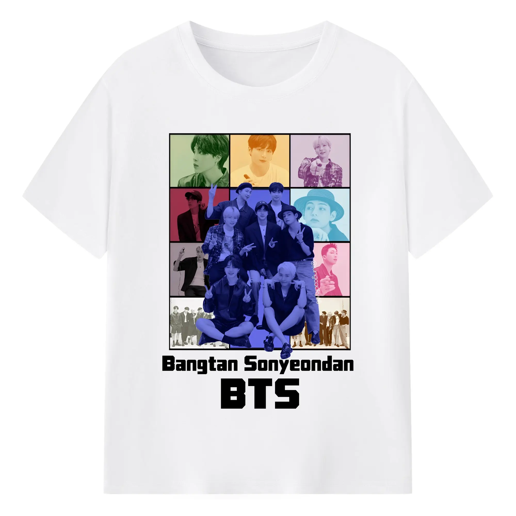 BTS × Taylor Swift『1989』限定コラボ人気グッズ - 綿100％ 半袖Tシャツ ・ フロントプリント ・ 快適 通気性 ・ 日常使い 散歩 スポーツ用