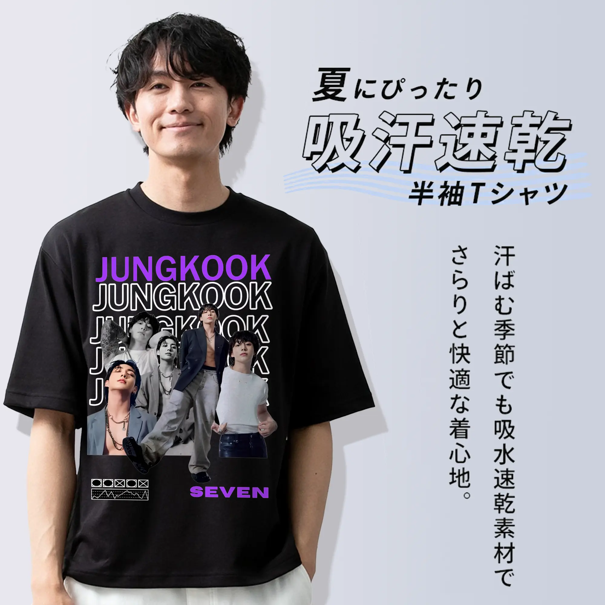 BTS ジョングク 限定プリントTシャツ ARMYへの贈り物に🎁