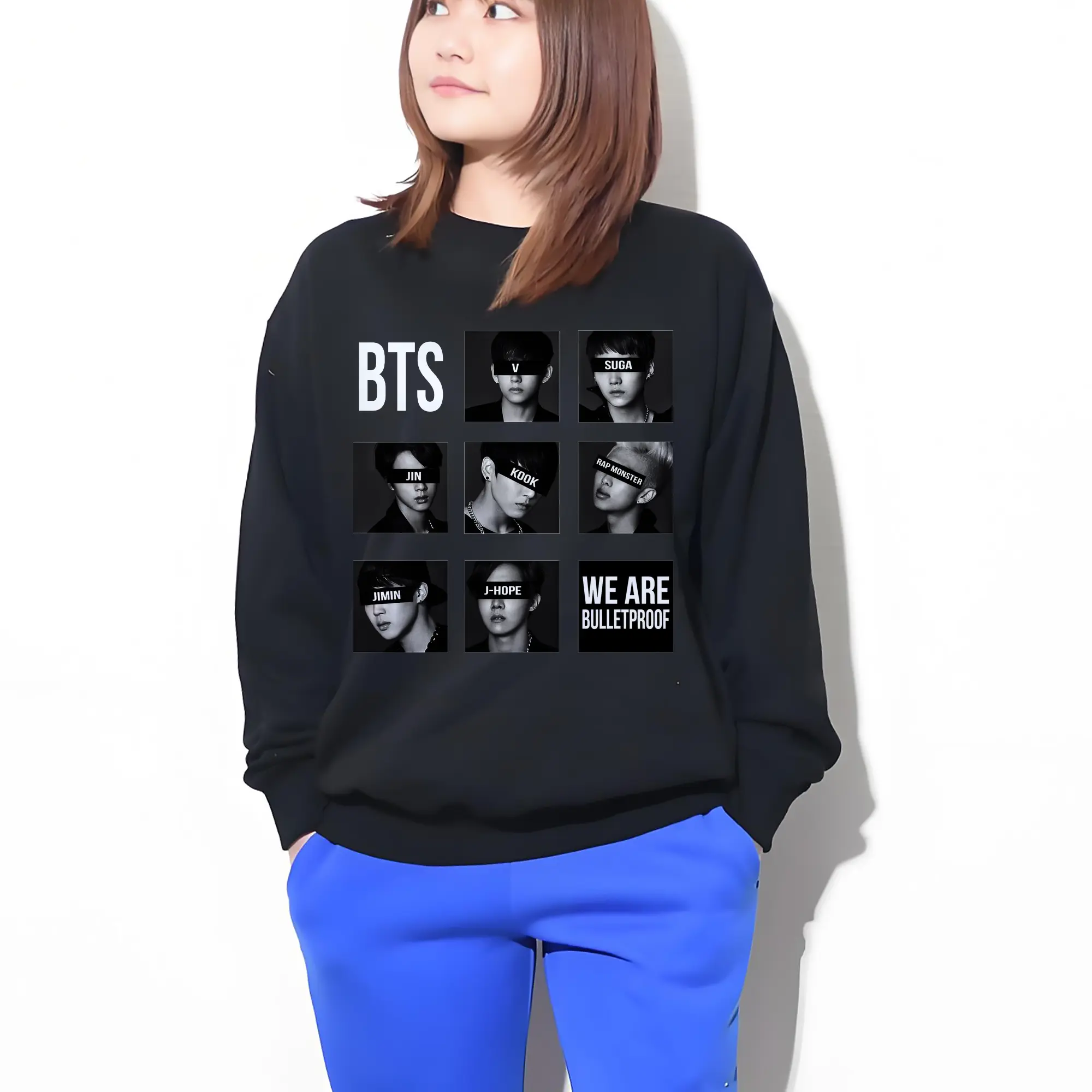BTS メンバー風 韓流ストリート 男女兼用 人気コーデ