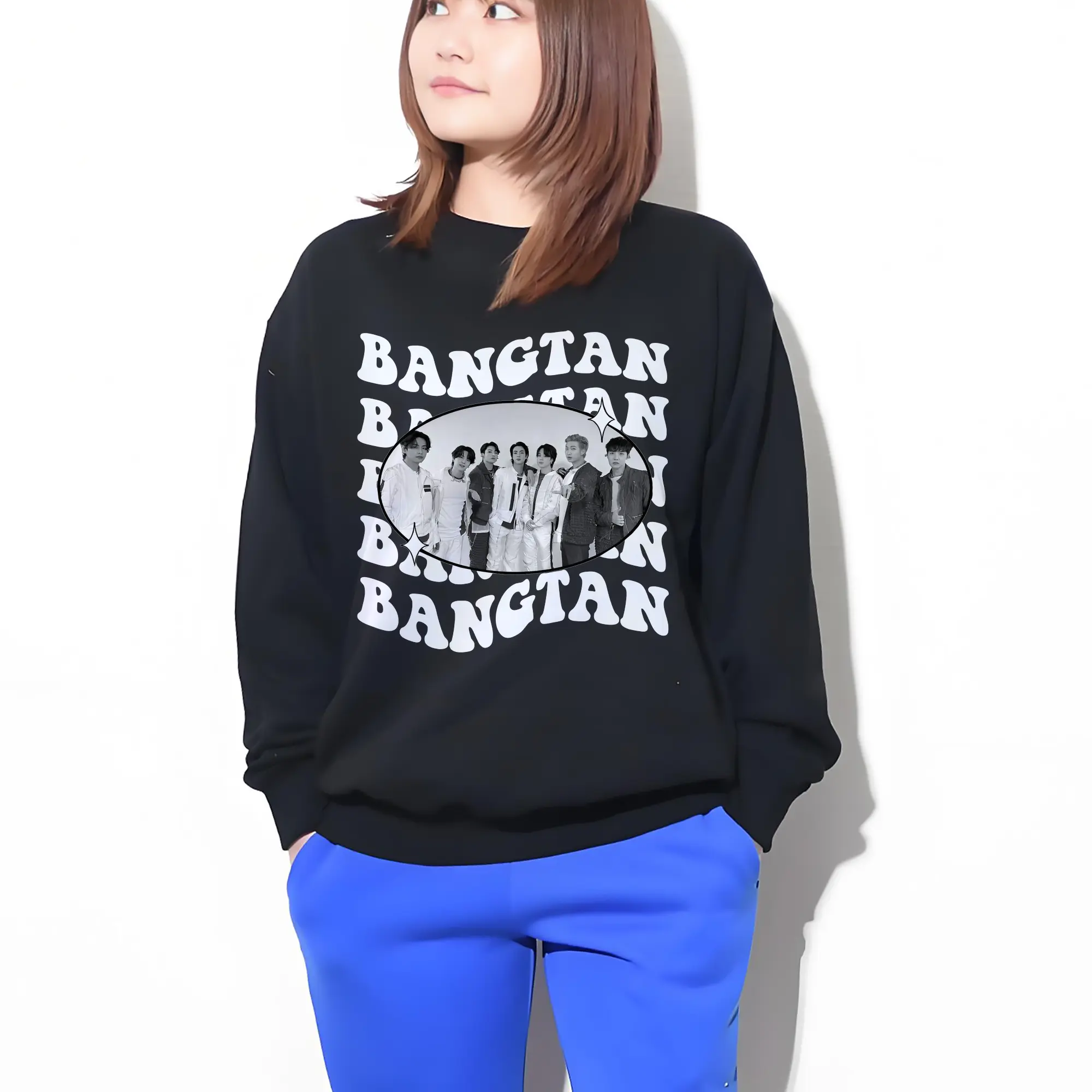 BTS メンバー風 韓流ストリート 男女兼用 人気コーデ