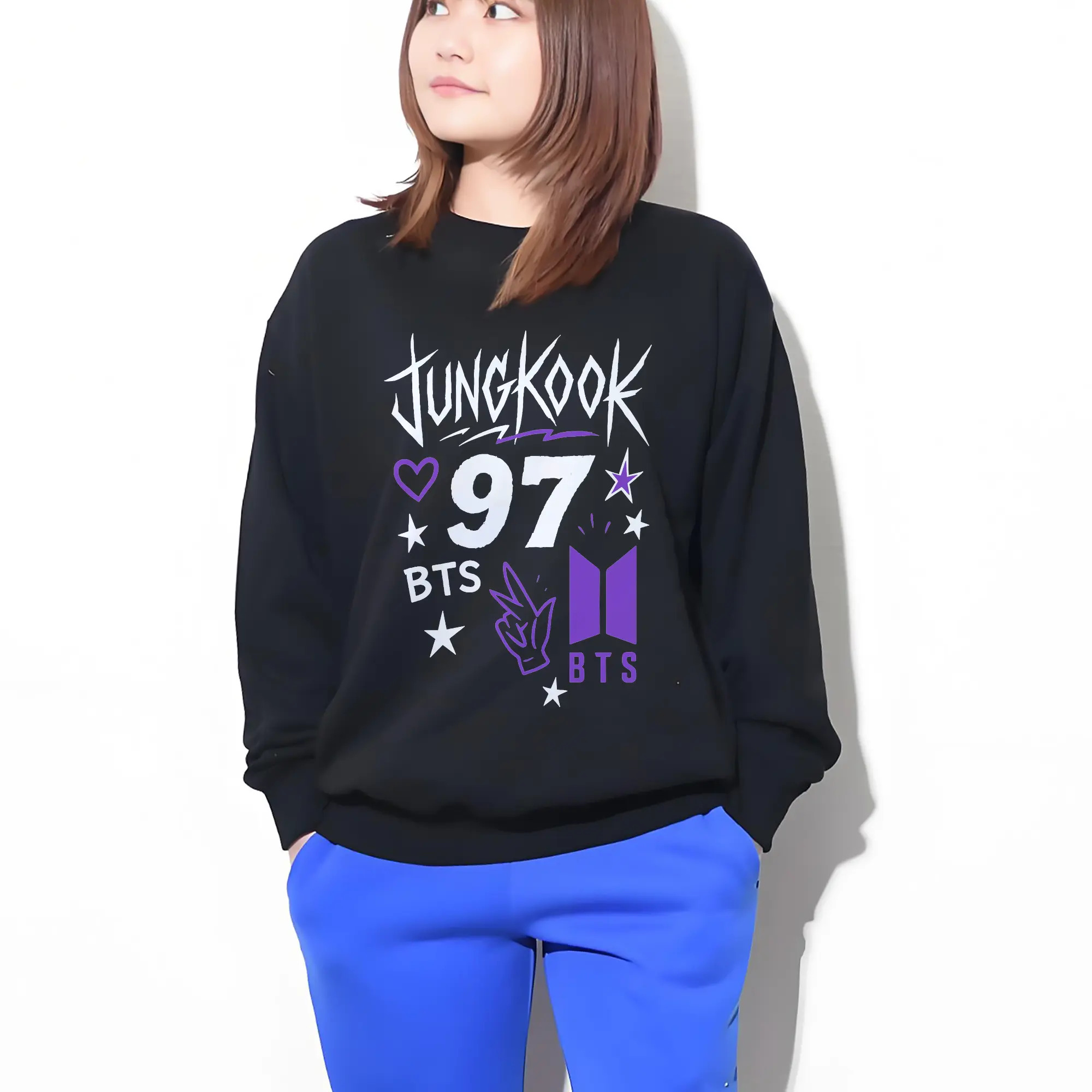 BTS ジョングク ファンコーデTシャツ デイリーに使える人気モデルBTS ジョングク ファンコーデTシャツ デイリーに使える人気モデル