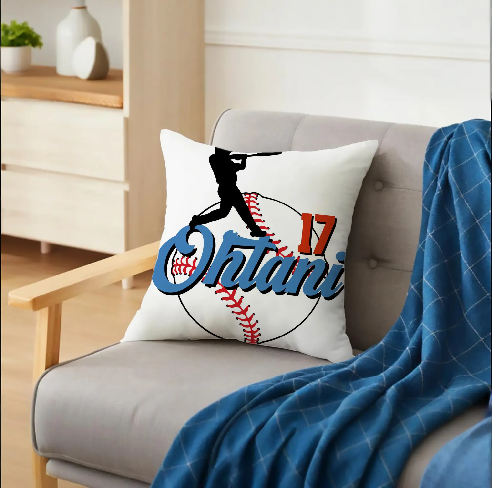 大谷翔平 ドジャース 背番号 17シンプルデザイン 限定新作🔥