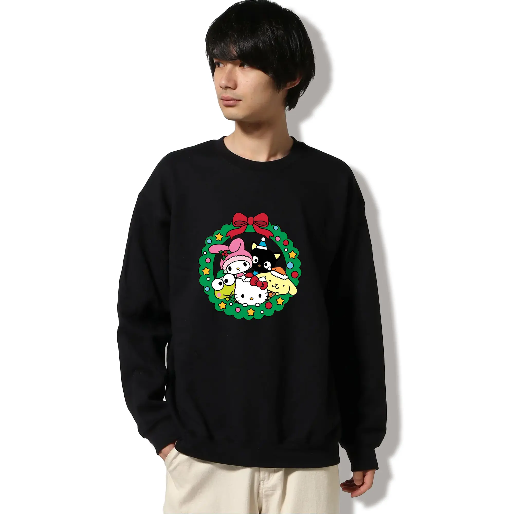 サンリオキャラ集合🎀 クリスマスリース柄 可愛すぎる季節限定シリーズ