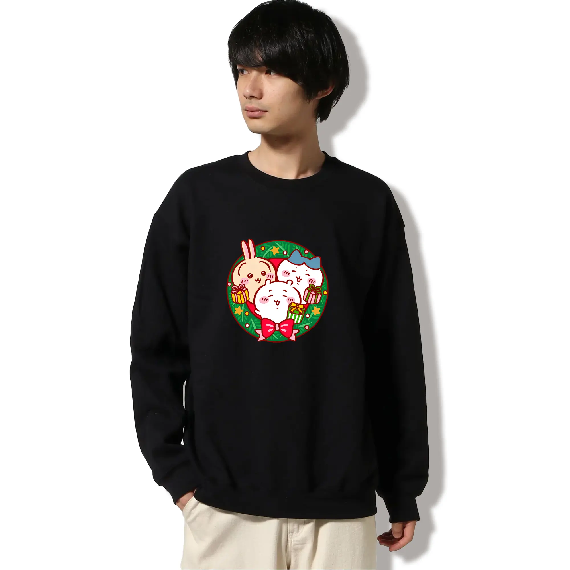 ちいかわ クリスマスリース柄🎀 Merry Christmasデザイン 人気急上昇