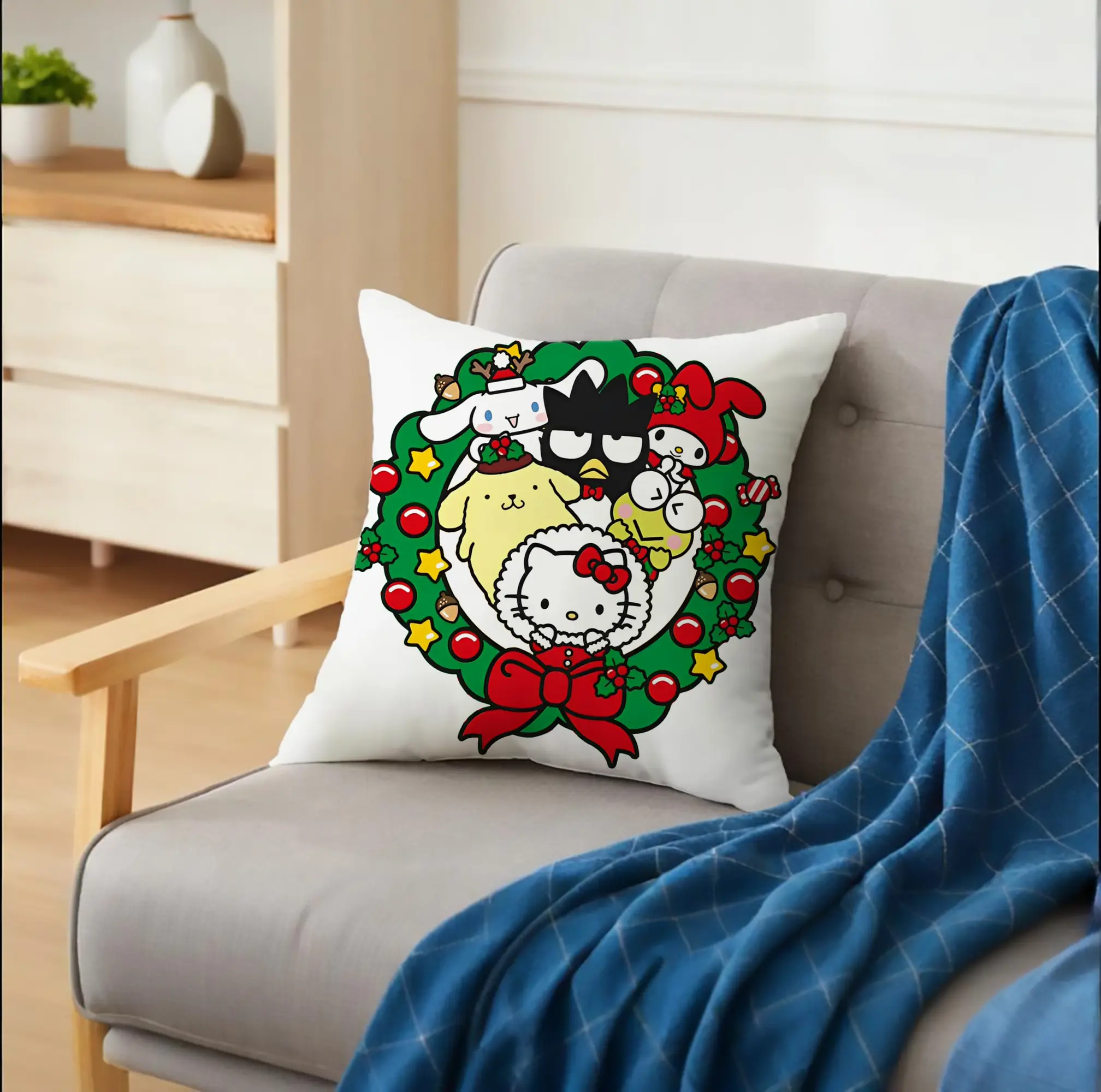 サンリオキャラクターズ クリスマス限定🎄 ツリー×リースの特別デザイン