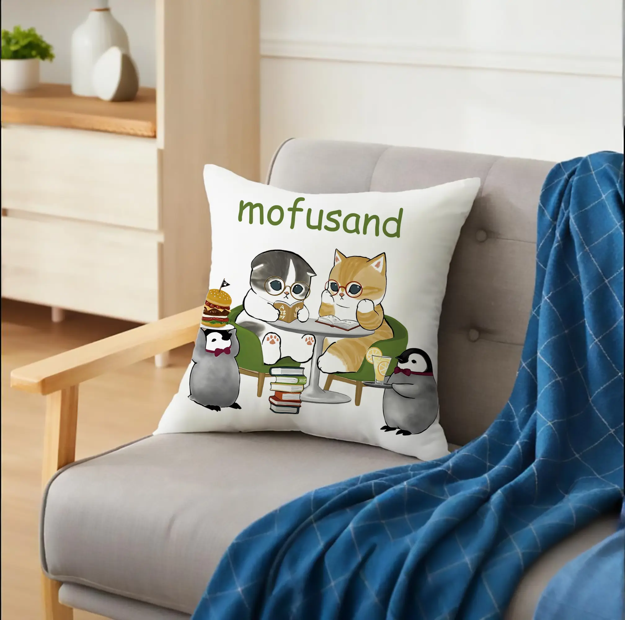 mofusandにゃんこバーガー