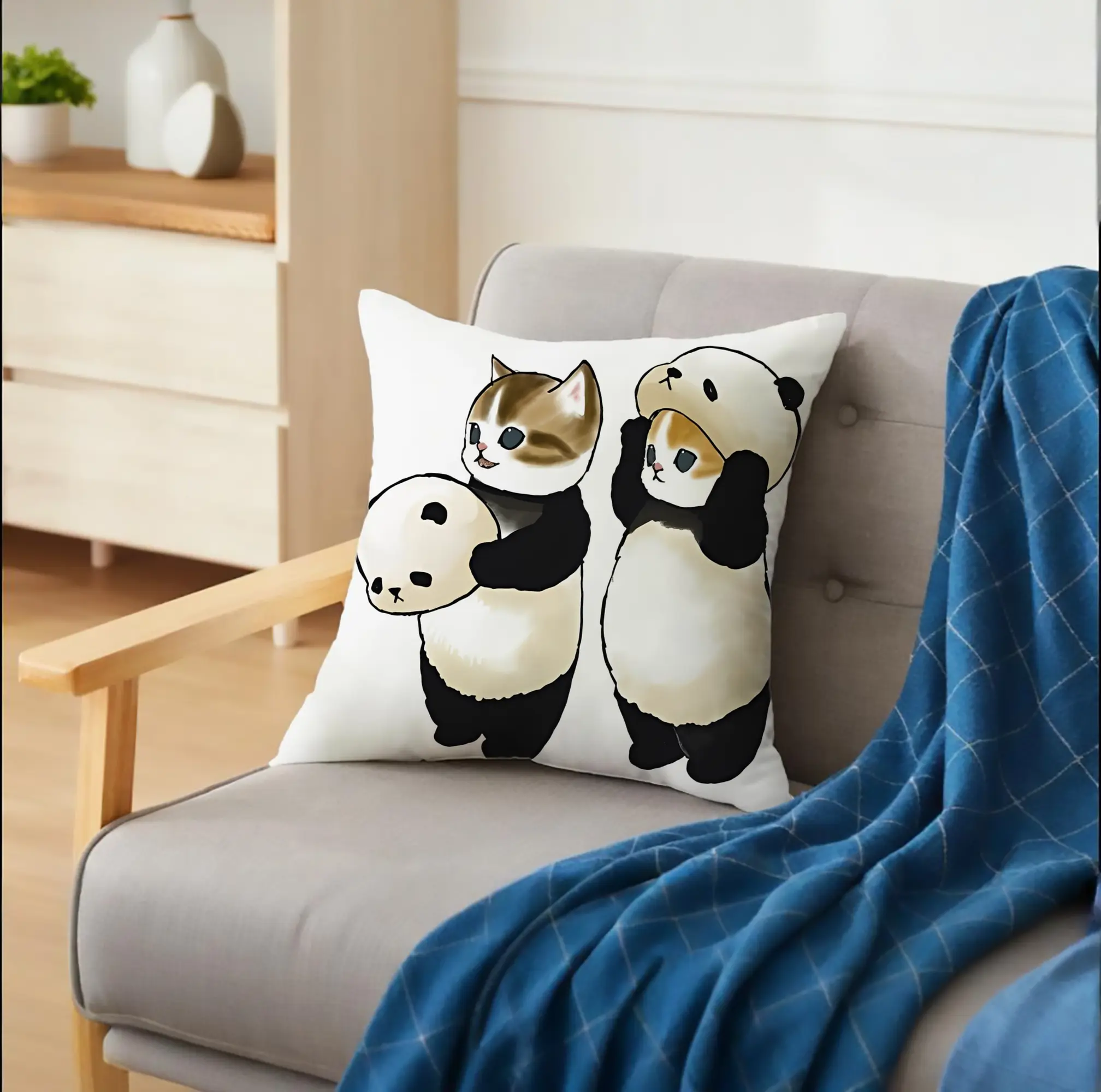 パンダの着ぐるみ猫 人気限定 おしゃれデザイン