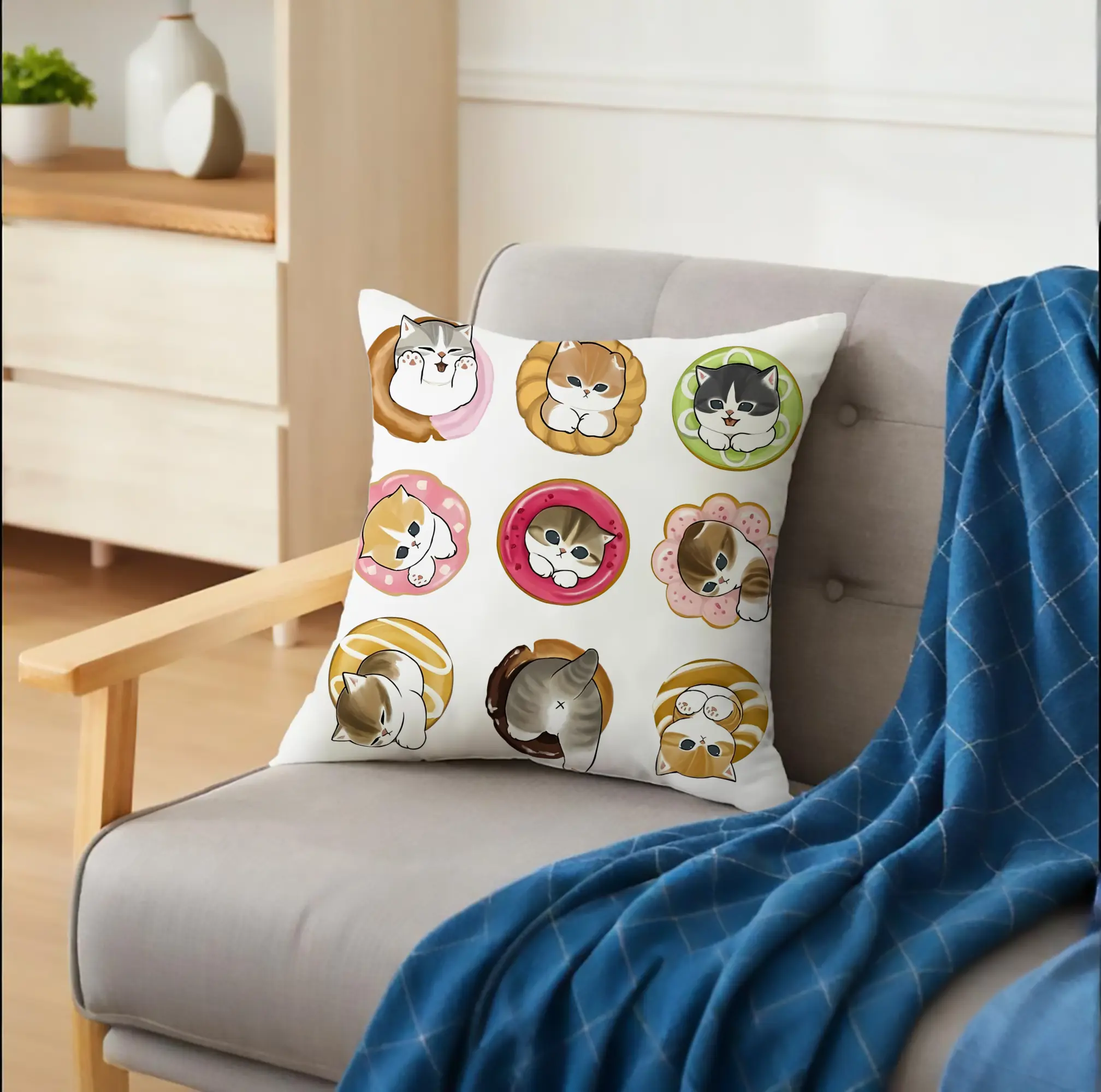 mofusand ネコ×ドーナツ キャラクター 可愛いデザイン