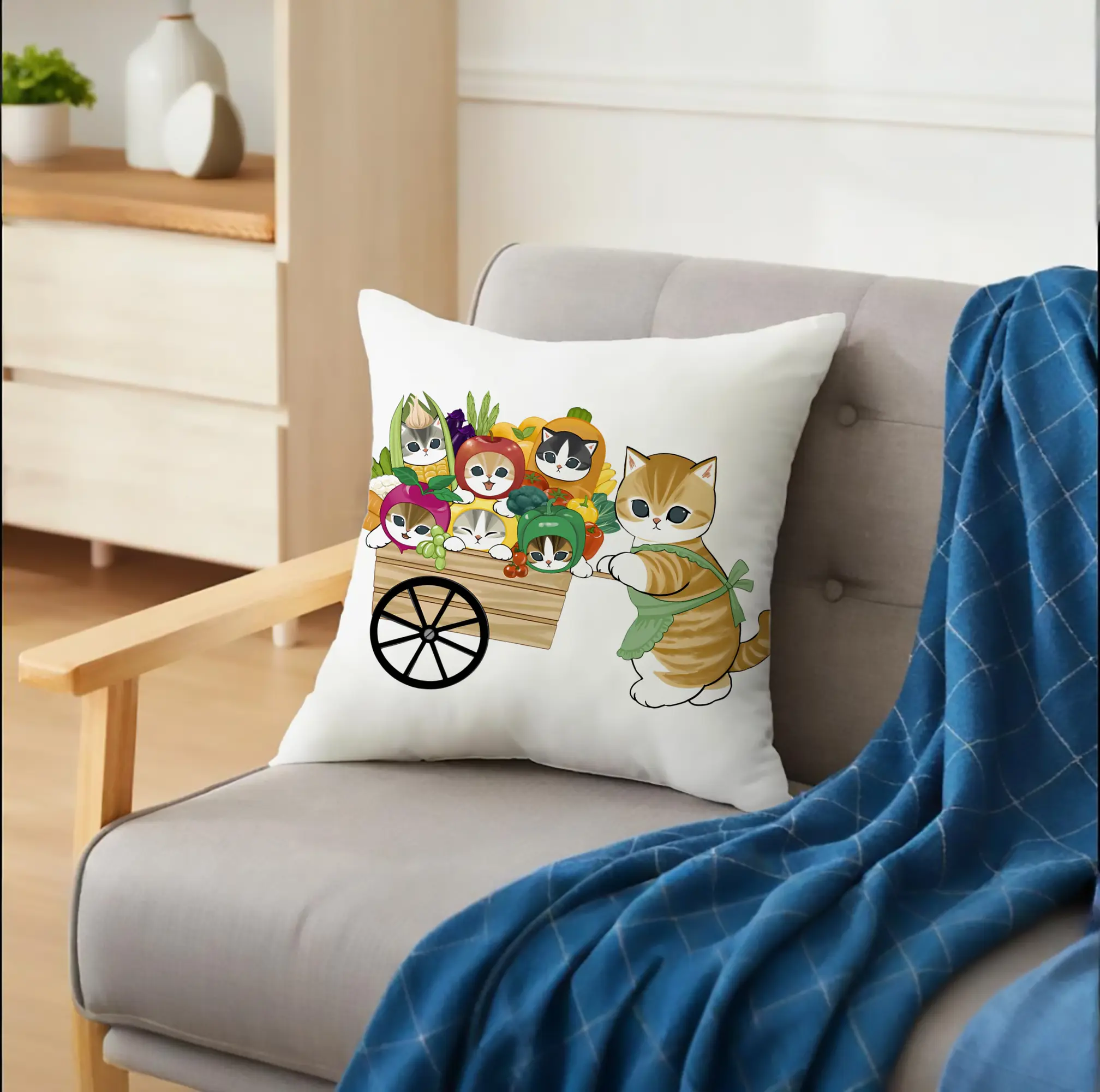 mofusand 野菜ネコおもしろ＆ユニークデザイン