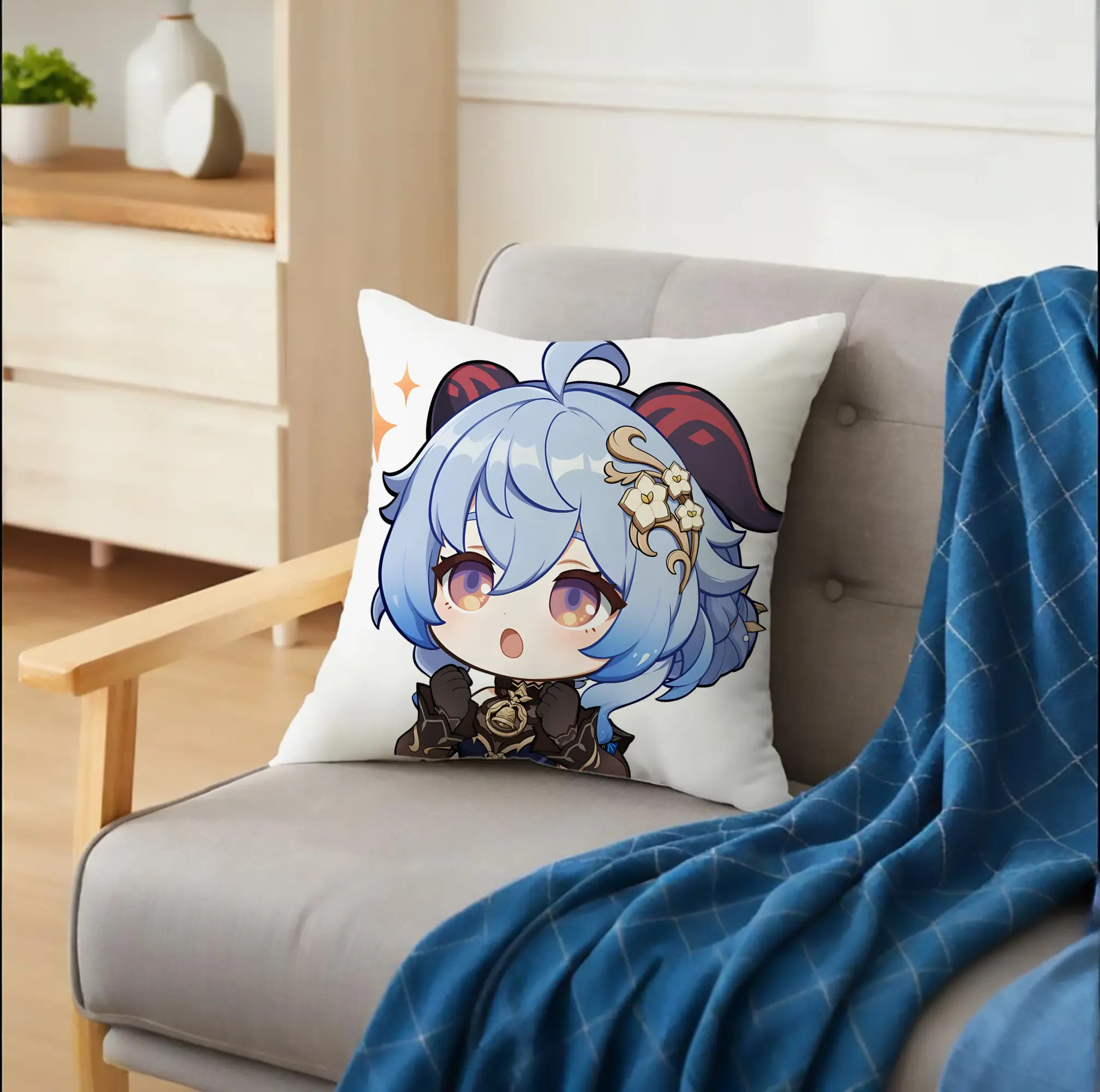 Genshin Impact 甘雨 Q版キャラクター 可愛いファングッズ