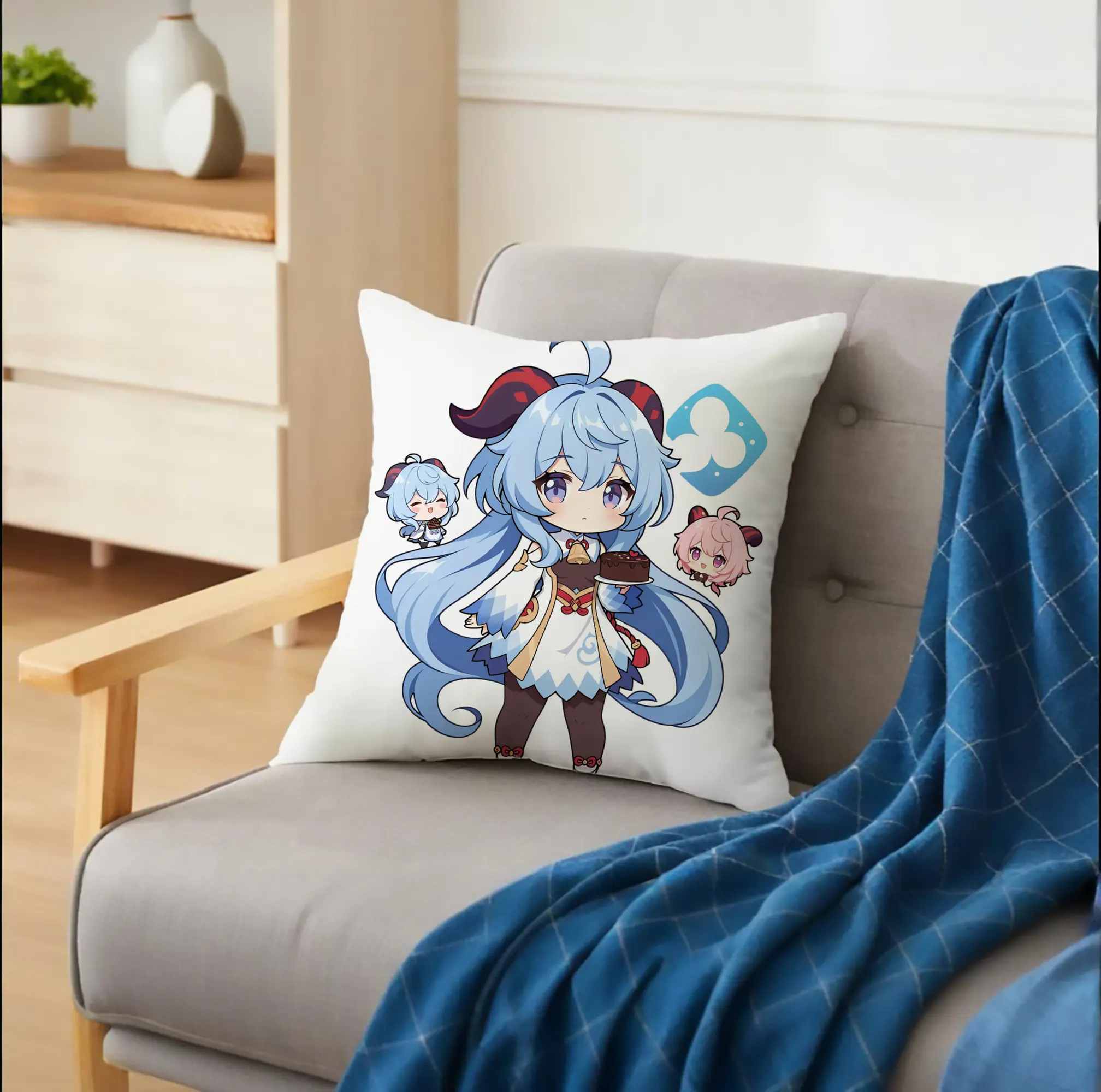 原神 甘雨 アニメ風プリント 推し活グッズ