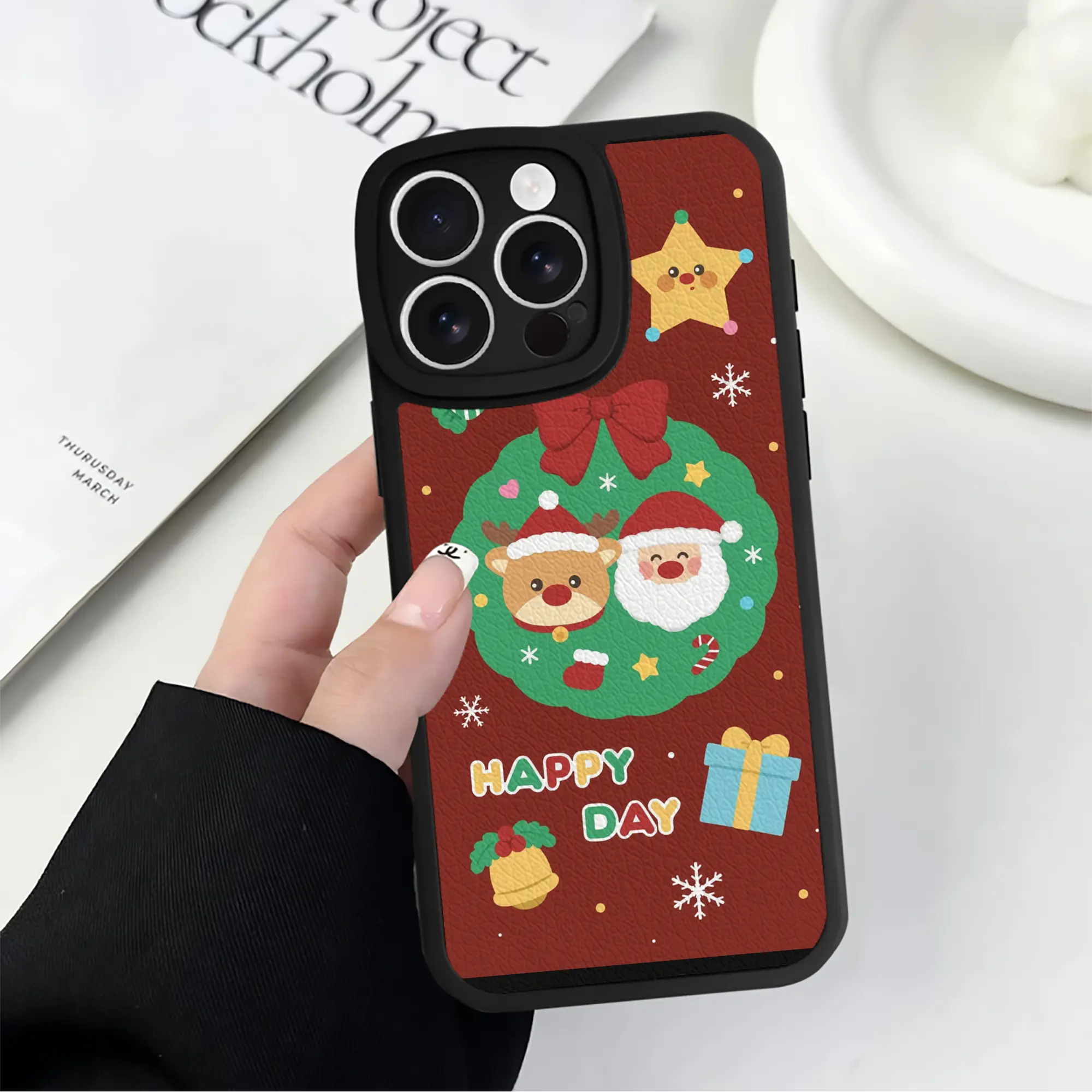 サンタ＆トナカイ柄｜可愛い冬限定デザイン