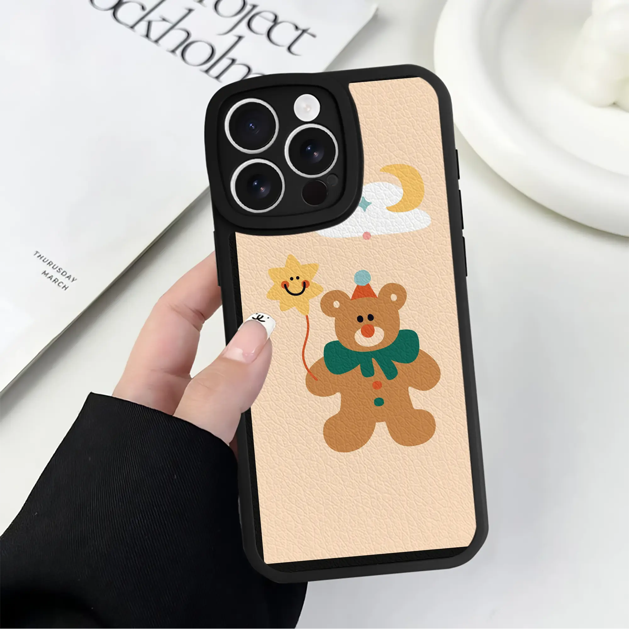 シンプルくま×クリスマス｜大人可愛い冬デザイン