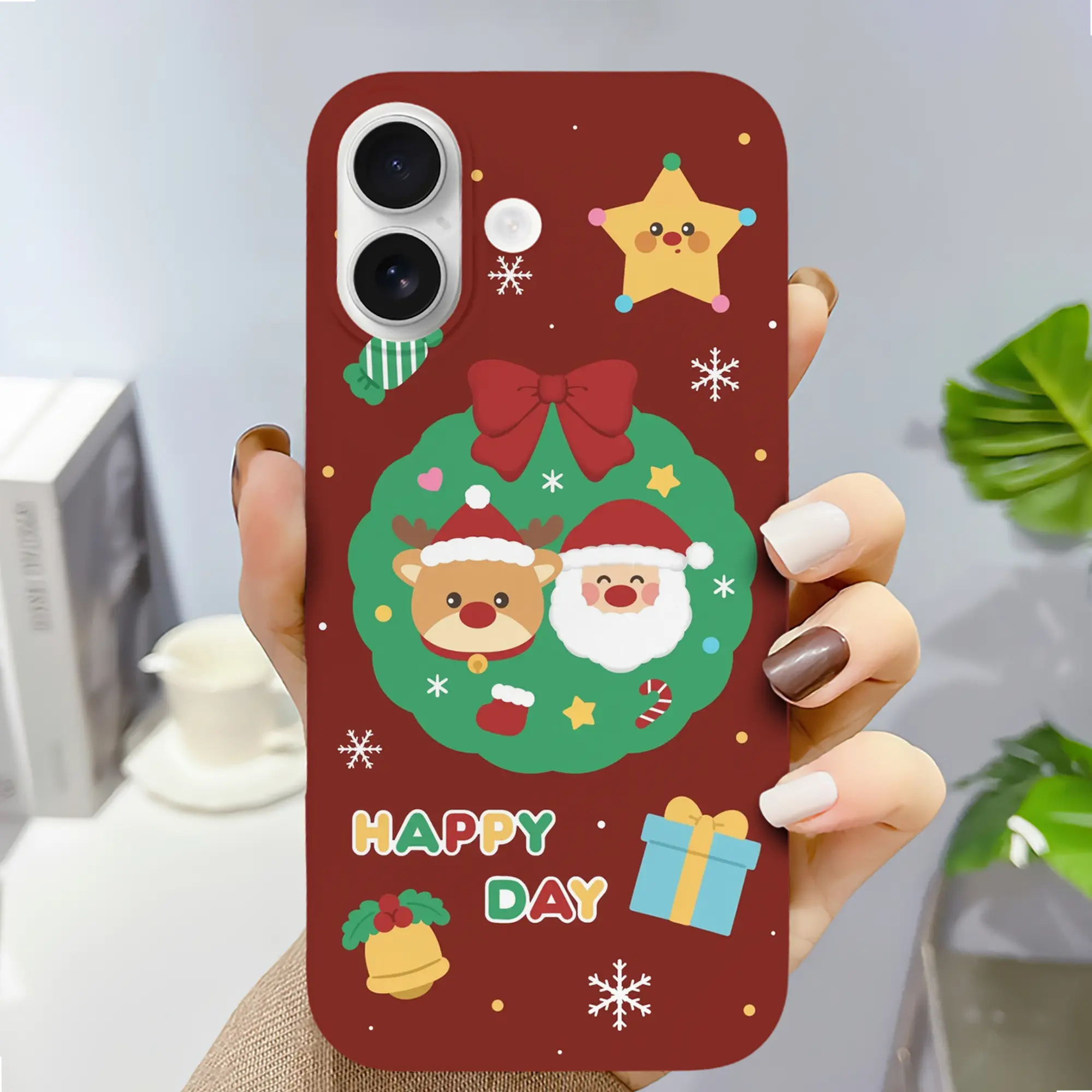 サンタ＆トナカイ柄｜可愛い冬限定デザイン